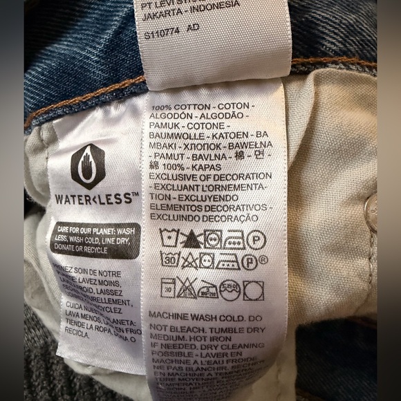 LEVI’S 501 Straight Classic Blue Jeans - NWT - Picture 12 of 12